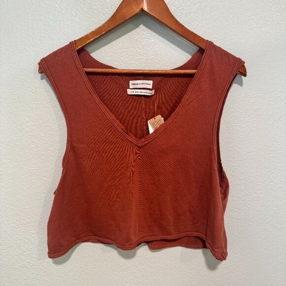 Urban Outfitters Tops - Urban Outfitters 100% Cotton Terra Cotta Tank Size M